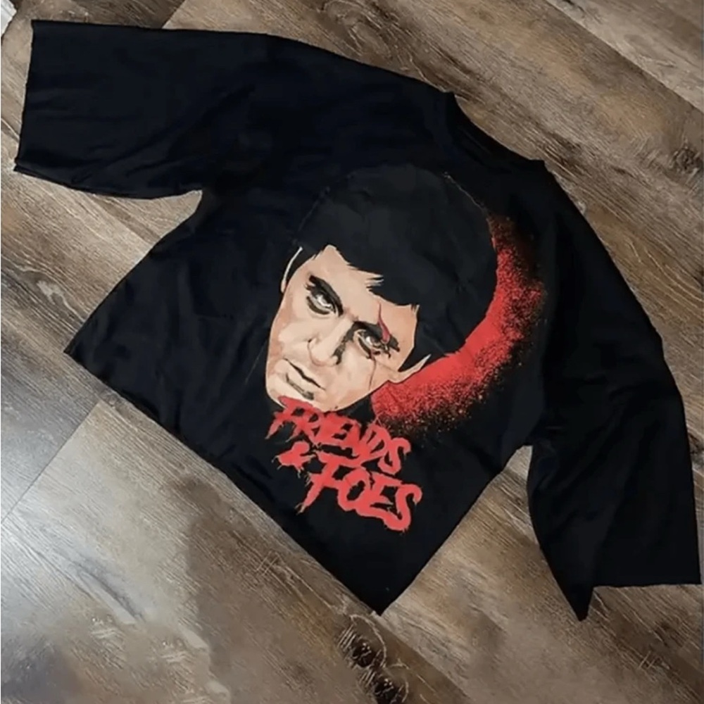 Black Graphic Men's Shirt